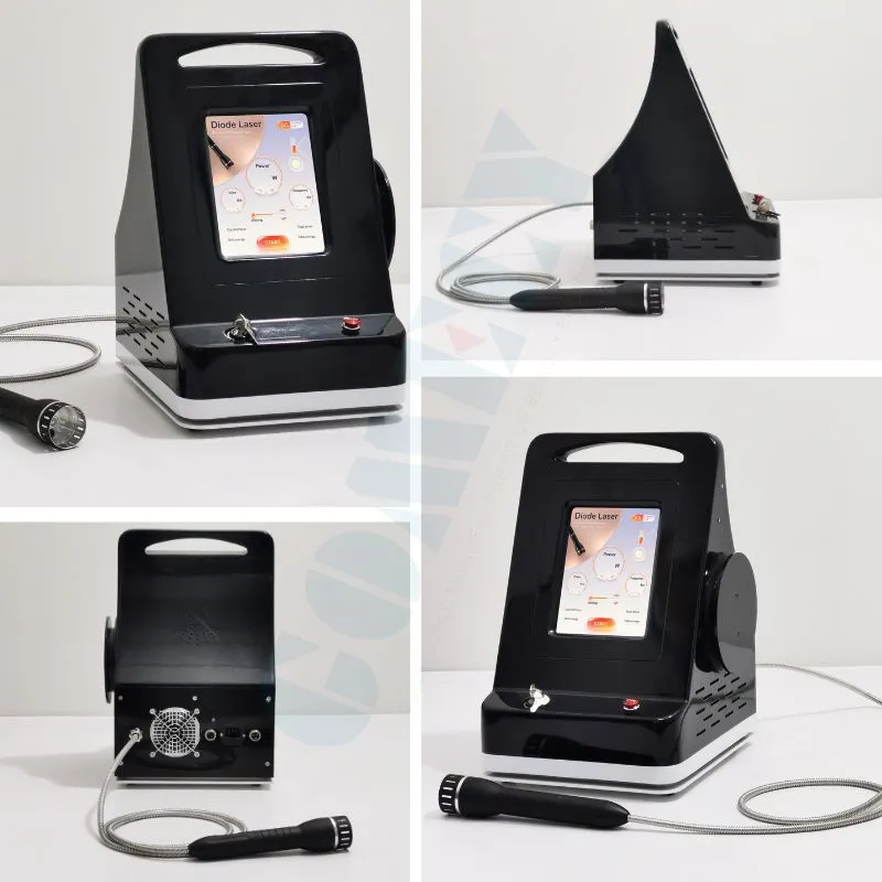 Sistema a Laser Controlado por Temperatura Inteligente 1064nm 30W para Recuperação Clínica Segura em Fisioterapia