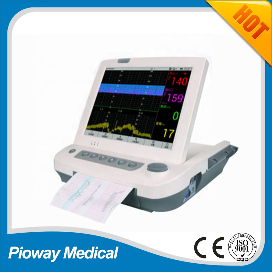 Máquina Ctg Portátil, Monitor de Coração Fetal Materno para Único ou Gêmeos (PW9000A)