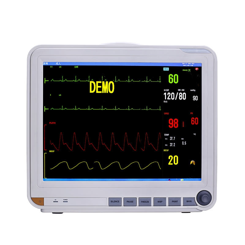 6 Para Monitor de Paciente Ambulatório Portátil 12.1 Multi Parâmetro para Adulto
