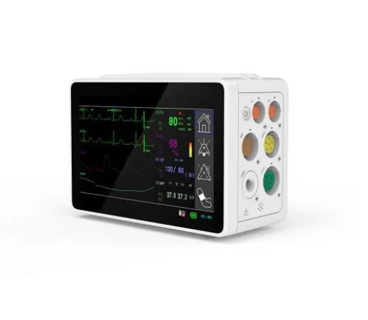 Monitor de Paciente Multiparamétrico com Tela Sensível ao Toque Avançada para Hospitais