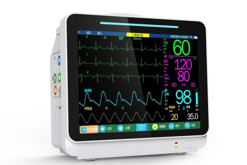 Sistema de Monitoramento Remoto de Pacientes com Monitor de Pacientes Modular Multicanal com Tela Sensível ao Toque