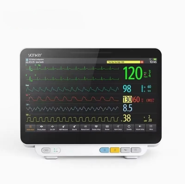 Monitor de Sinais Vitais Veterinários Multiparamétrico Máquina de Monitoramento de Uso Animal Monitor Portátil para Pacientes