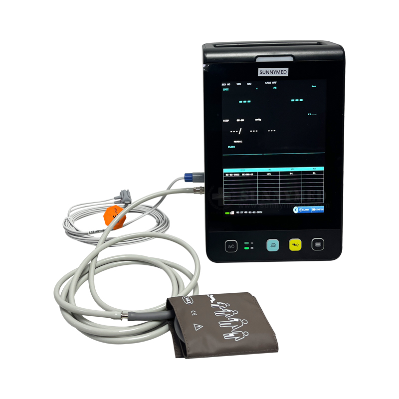 Sy-C003-1 Custo Eficaz 8 Monitor de Paciente em Polegadas para Medicina Cirúrgica Adulto Pediátrico Neonatal
