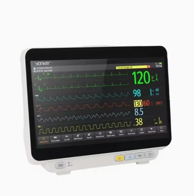 Monitor de Sinais Vitais Veterinários Multiparamétrico Máquina de Monitoramento de Uso Animal Monitor Portátil para Pacientes