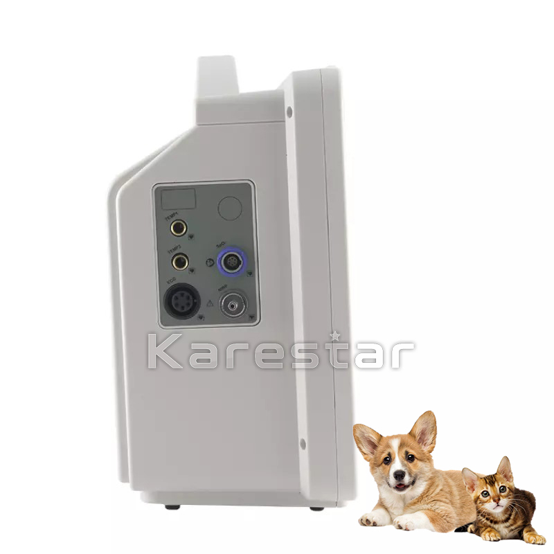 12.1 Monitor Multiparamétrico de Sinais Vitais ECG Portátil para Animais de Estimação Etco2 Monitor Veterinário