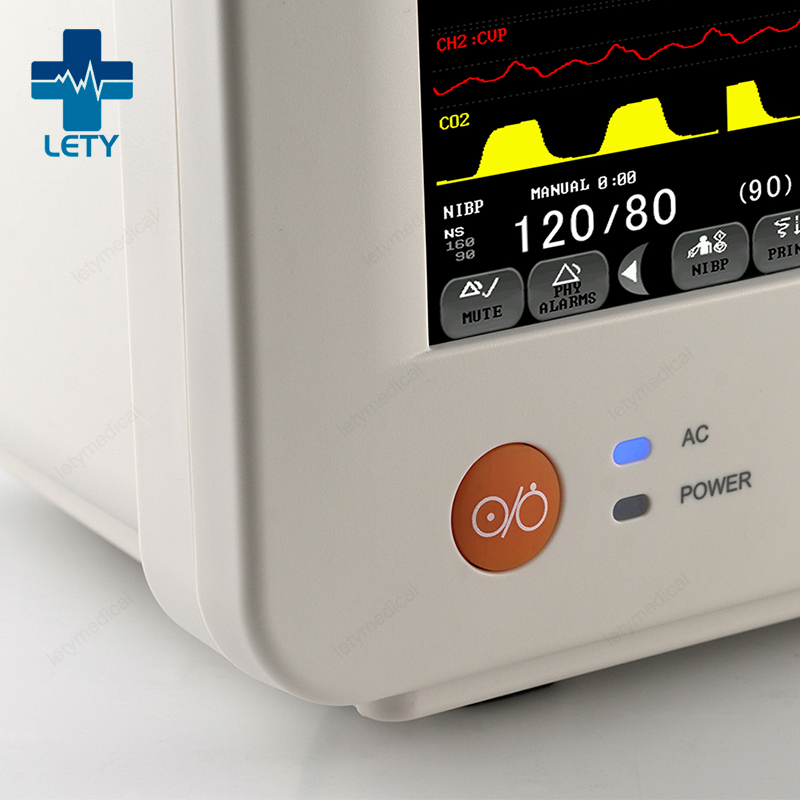 12.1 Monitor de Paciente Neonatal com Tela Touch de Polegadas para Crianças e Adultos
