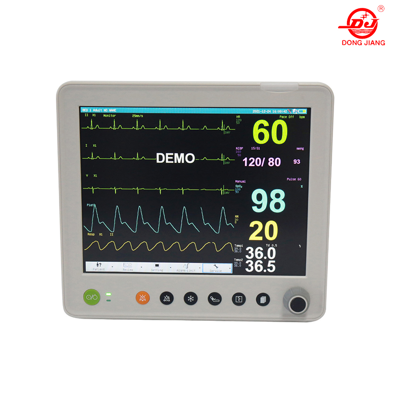 ISO13485 Monitor de Paciente Multicanal Certificado para Cuidados de Adultos, Pediátricos e Neonatais
