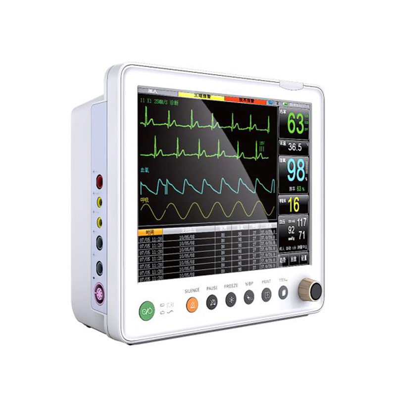 Monitor de Paciente Multicanal para Suprimentos Médicos com Tela Sensível ao Toque Opcional para UTI Hospitalar