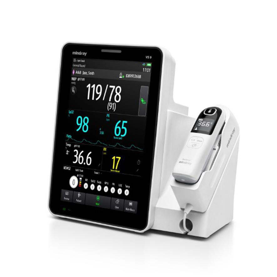 Monitor de Sinais Vitais Portátil de Múltiplos Parâmetros de Alta Qualidade para UTI Hospitalar e Ambulância Mindray VS-9