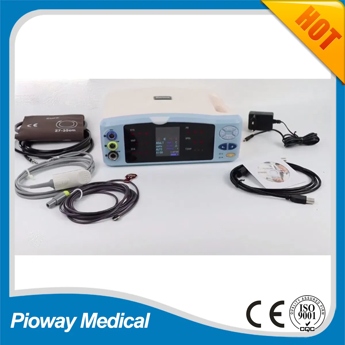 Monitor Avançado de Pacientes em UTI com Rastreamento de Sinais Vitais Pw-303t-4