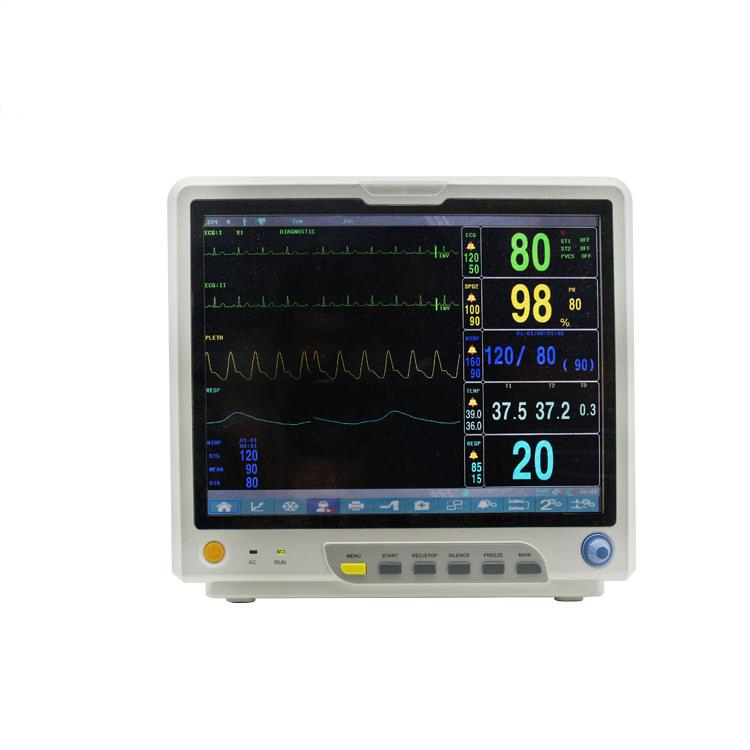 Analisador Modular Portátil de Parâmetros Múltiplos de Sinais Vitais de Emergência Veterinária Digital Dispositivo de Monitoramento de Pacientes