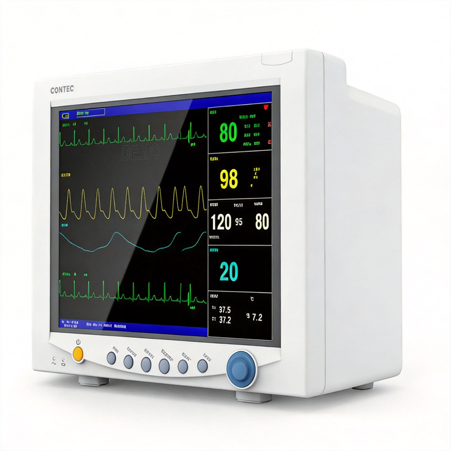 Monitor de Paciente de Emergência em UTI Veterinária Modular de Múltiplos Parâmetros