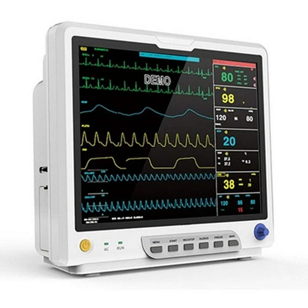 Monitoramento de Sinais Vitais Equipamento Médico Monitor de Paciente com Múltiplos Parâmetros