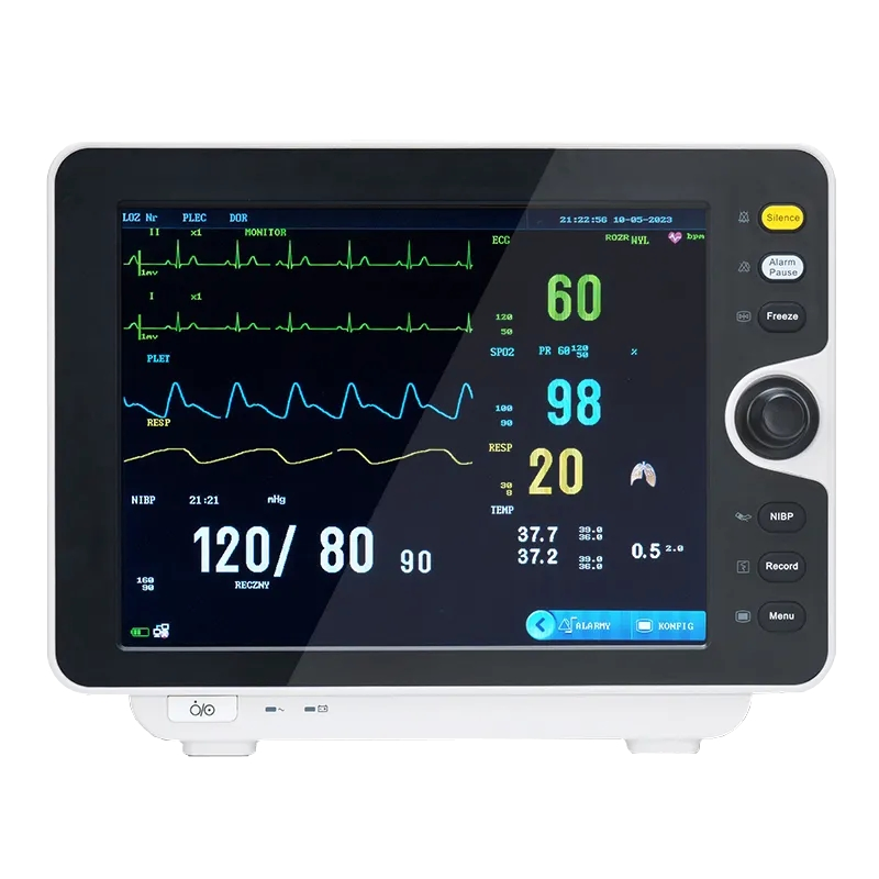 Fabricante 12 Monitor Multiparamétrico de Sinais Vitais Cardíacos de UTI Máquina Médica