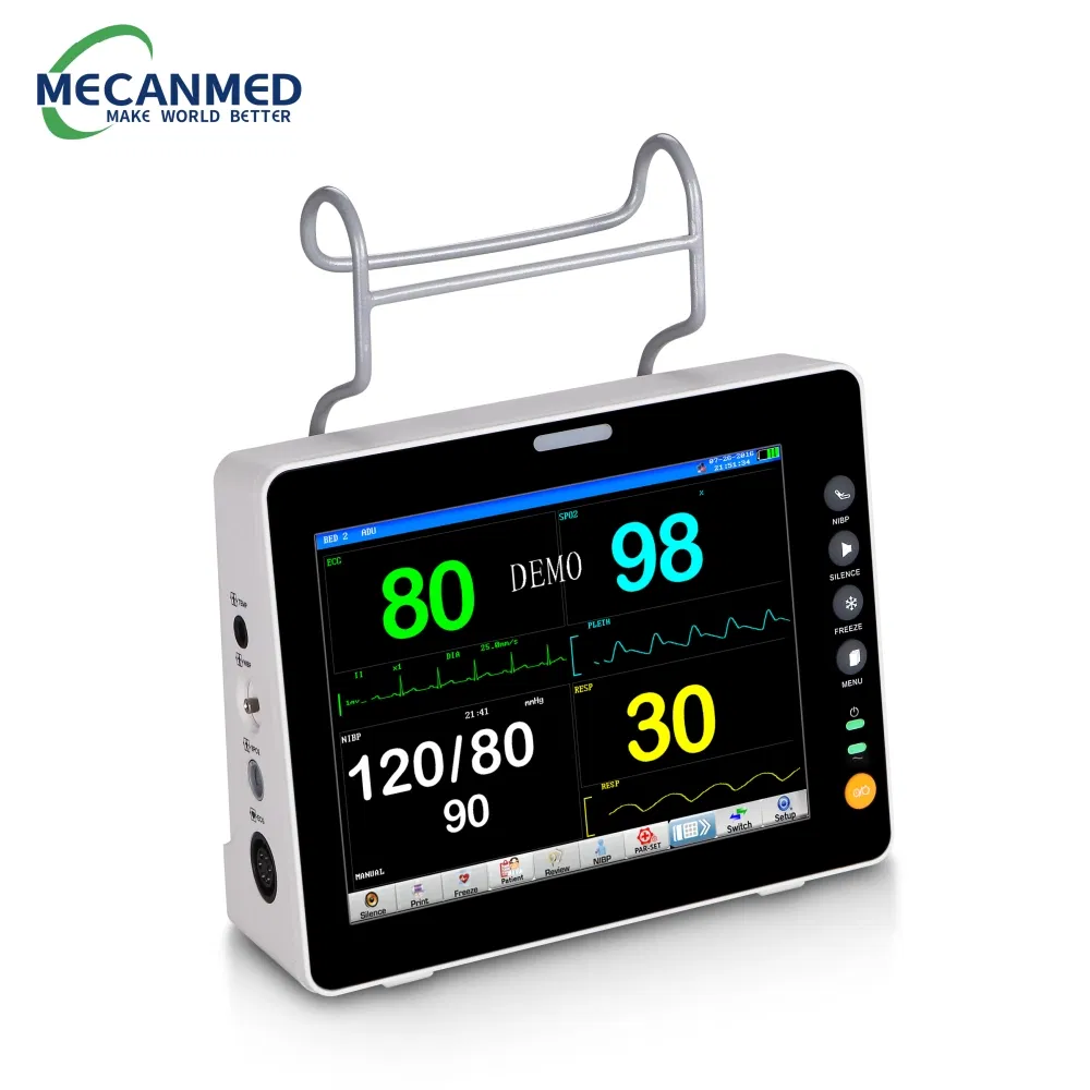 Mecan Produto Médico Hospital Clínica ICU Remoto Ccu Módulo Neonatal 8inch Monitor de Paciente