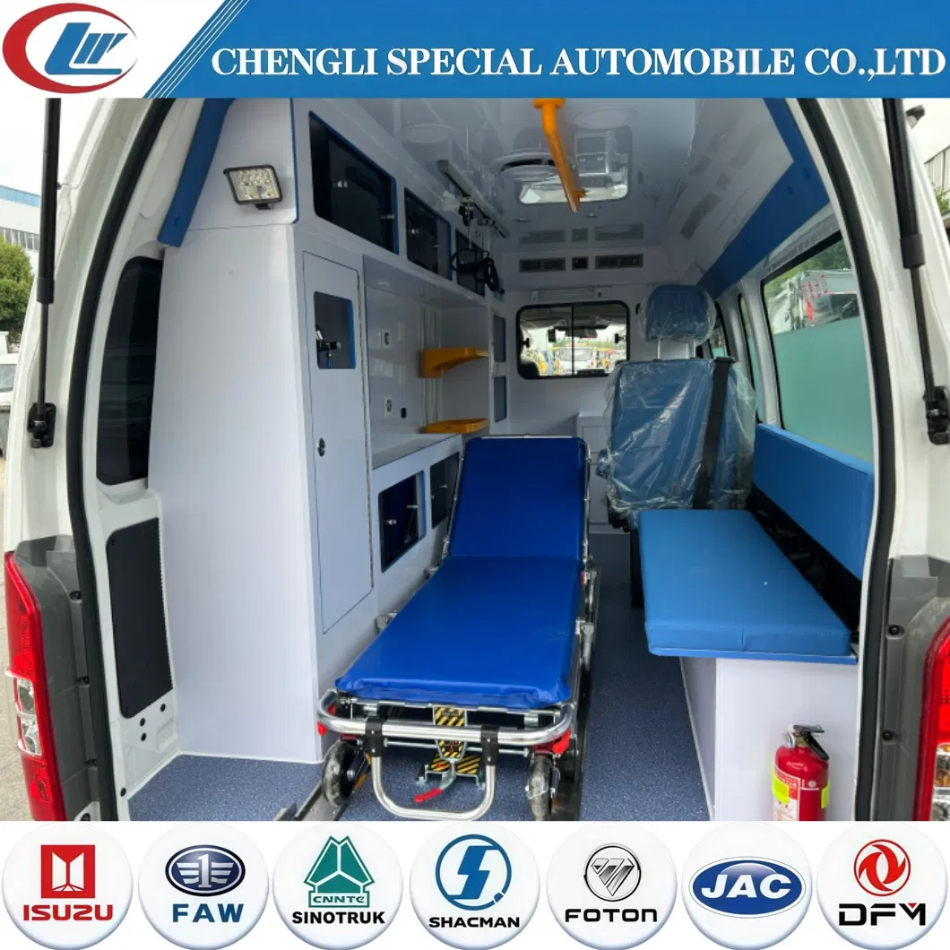 Nova 120 Mochila Médica Ambulâncias Carro Transmissão Automática Diesel Gasolina Combustível Transporte de Pacientes Monitoramento Cuidados Ambulância