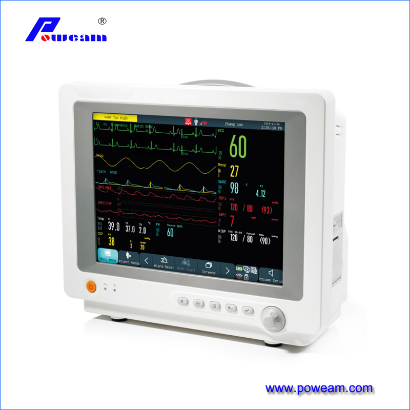 12.1", 15.1"Touch Monitor de Paciente em UTI