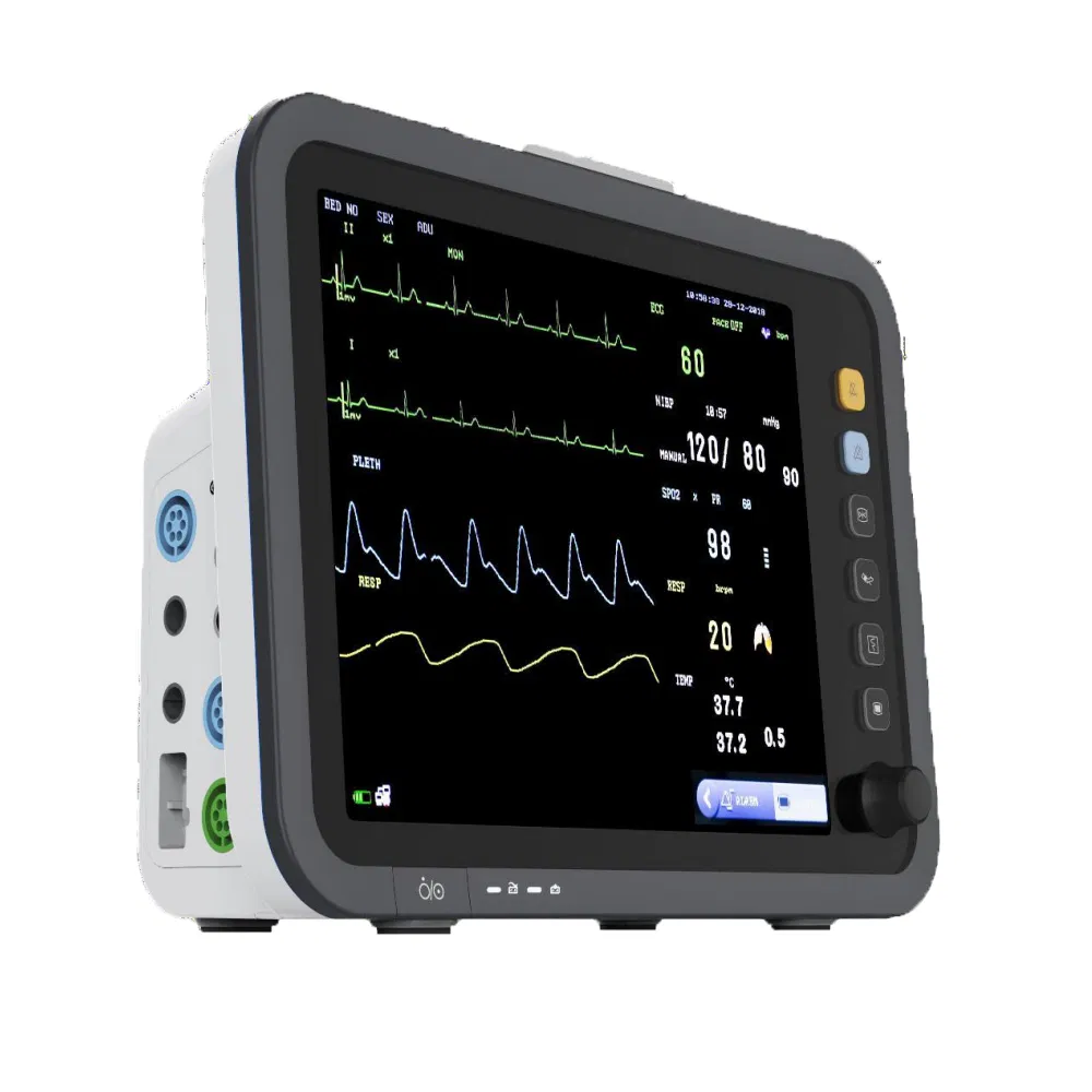 Monitor de Paciente Multiparamétrico de Emergência CE para UTI Hospitalar