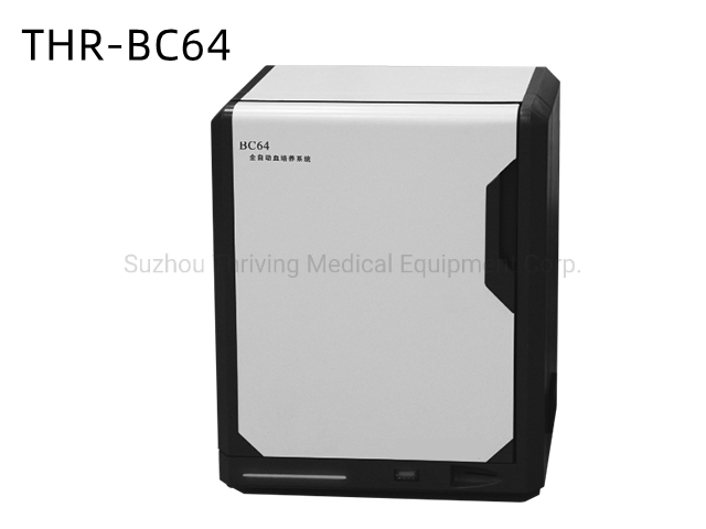 Analisador de Bactérias Clínico 64 Sistema de Cultura de Sangue Totalmente Automático com Preço Acessível
