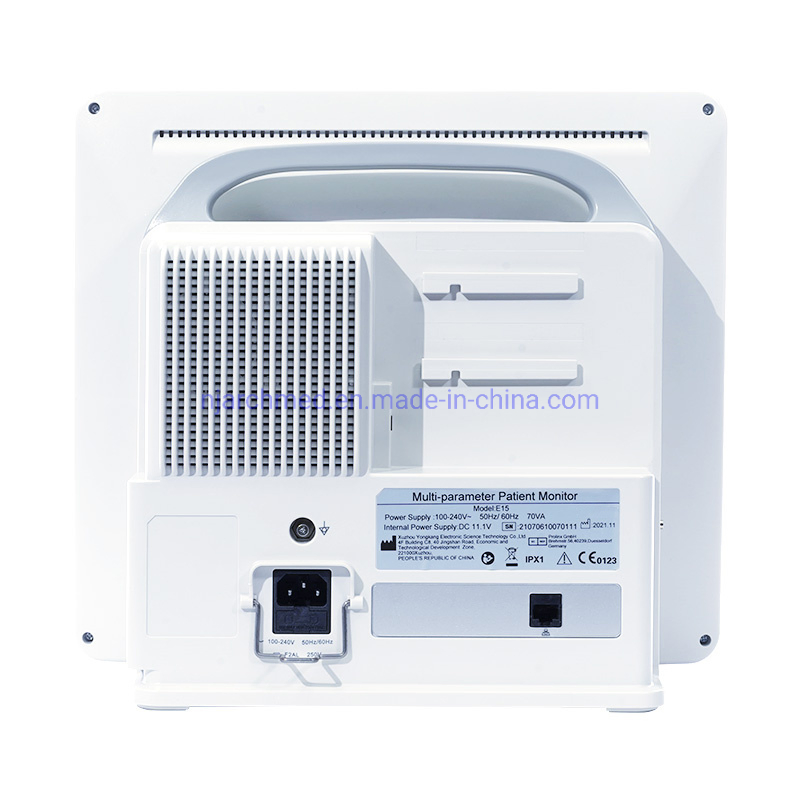 Monitor de Paciente Portátil Plug-in com Tela TFT Colorida de 15&prime; &prime;