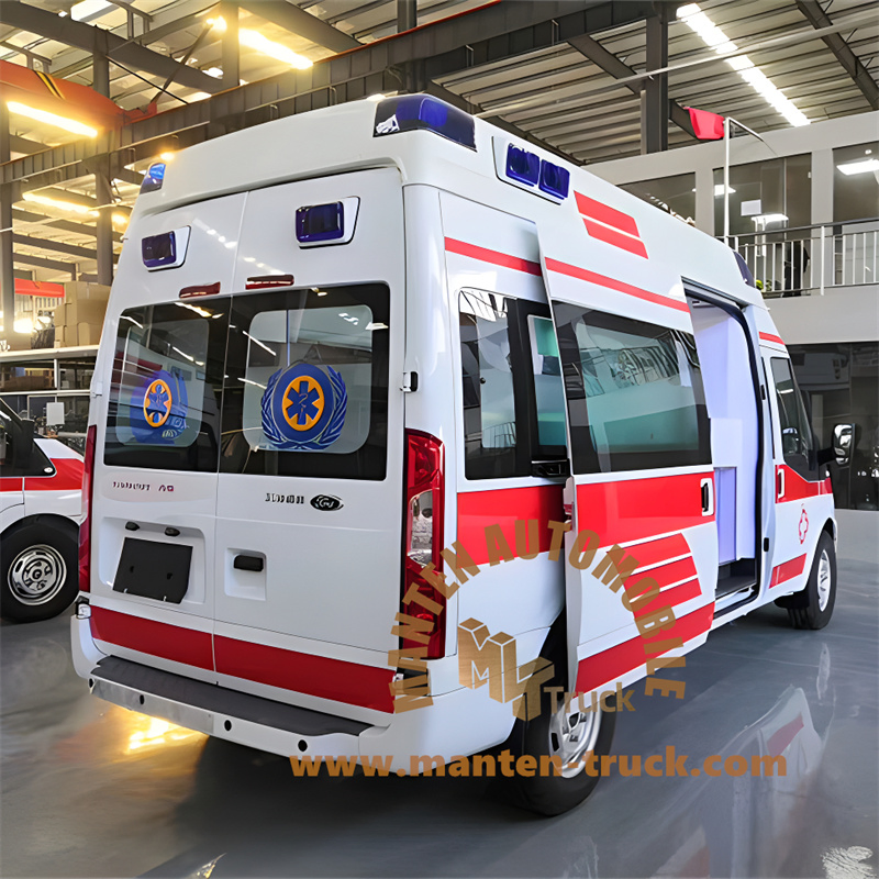 Veículos de Transporte de Primeiros Socorros Ambulância Monitoramento de Pacientes com Chassi Foton V362