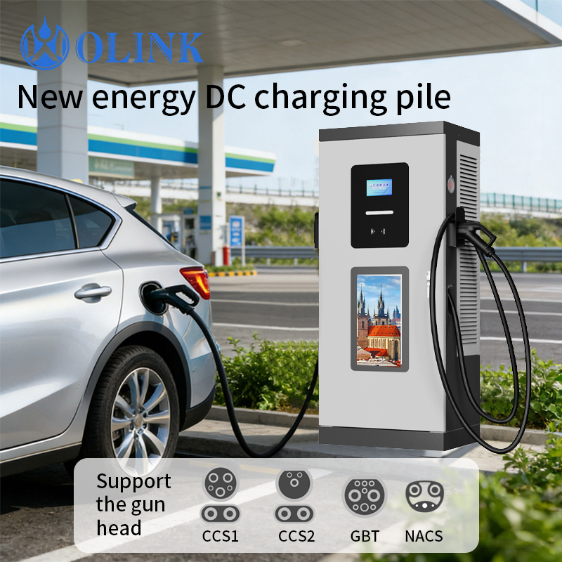 Estação de Carregamento Comercial de Veículos Elétricos DC 180kw 240kw Estação de Carregamento Rápido para Carros Elétricos
