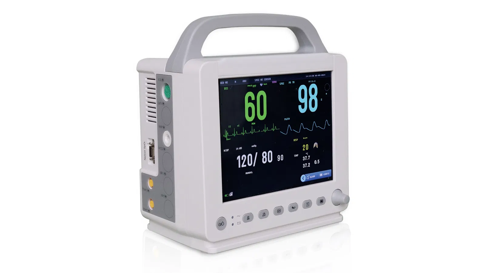 Monitor de Paciente Modular Multiparamétrico de Equipamento Médico Mt