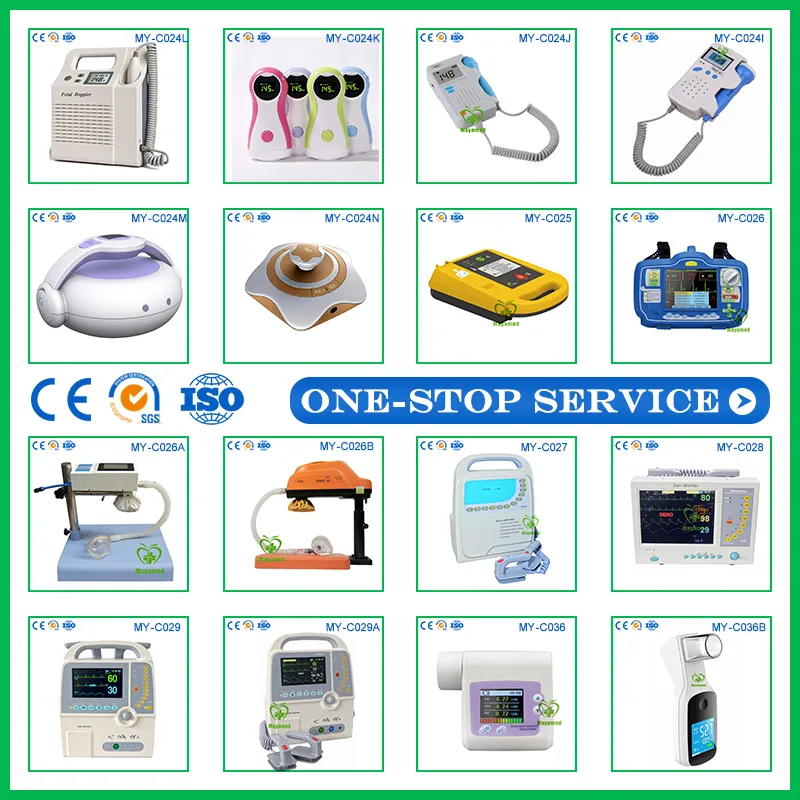 Monitor de UTI Multiparamétrico, Espirômetro, Doppler Fetal, Oxímetro de Pulso, Monitor de Paciente