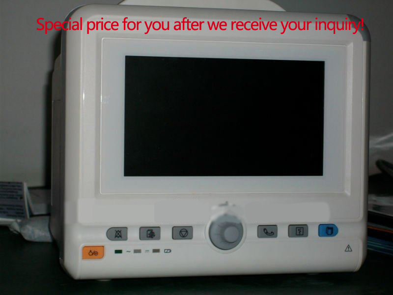 7 Monitor de Sinais Vitais Multiparamétrico Inch Hospitalar Etco2 Monitor de Paciente para Leito de UTI (THR-T600F)
