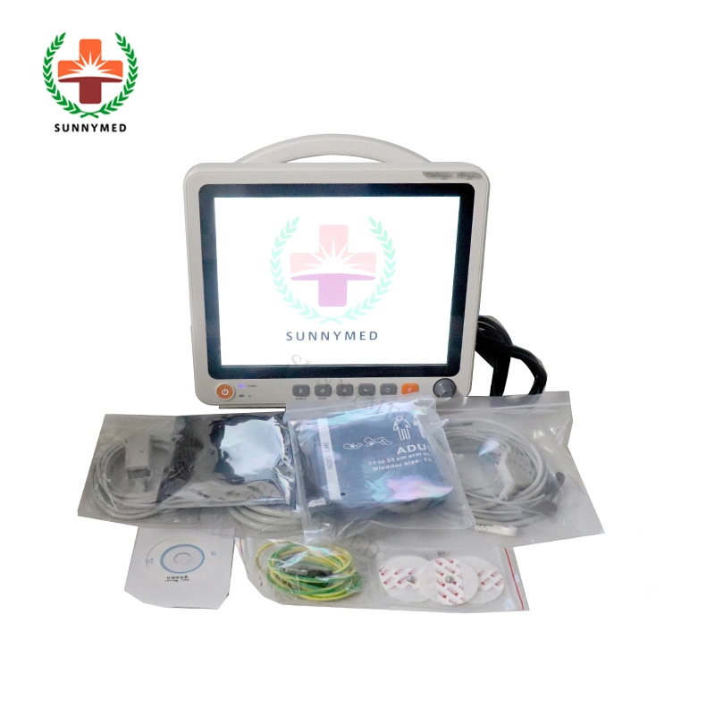 Sy-C005t CE Médico 12.1" Monitor de Paciente com Tela Sensível ao Toque e Múltiplos Parâmetros