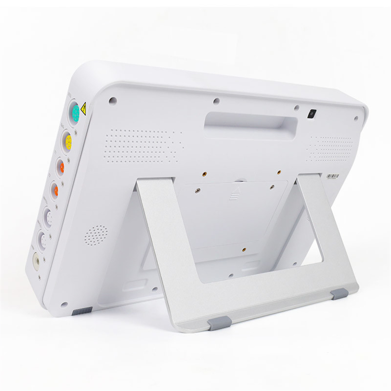 Monitor Médico de Paciente com Tela de Toque de Alta Definição de Cms8500 14 Polegadas, Design Sem Ventoinha, com ECG