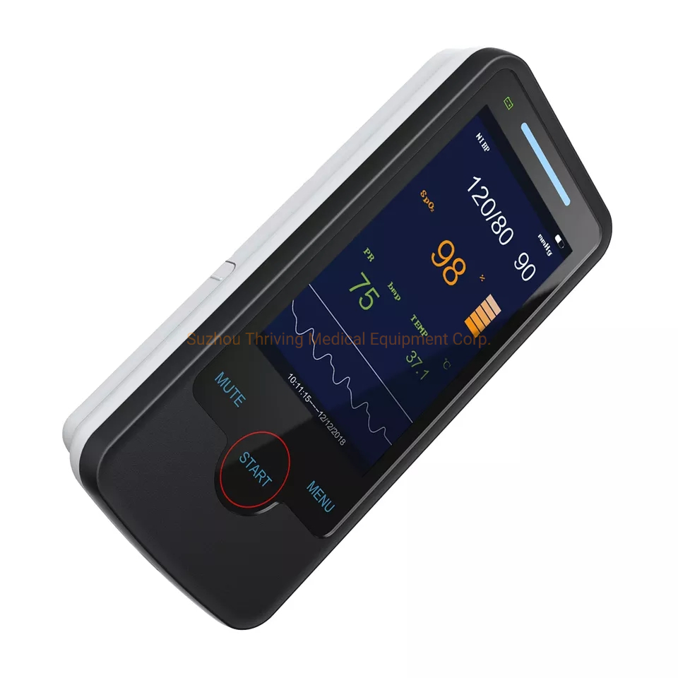 Equipamento Médico de Ambulância Monitor de Sinais Vitais Portátil 4 Polegada Monitor de UTI