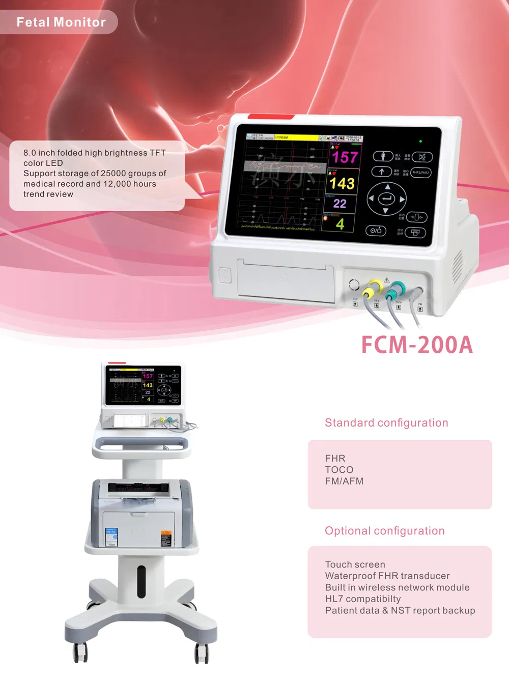 Sistema de Monitoramento Fetal Materno