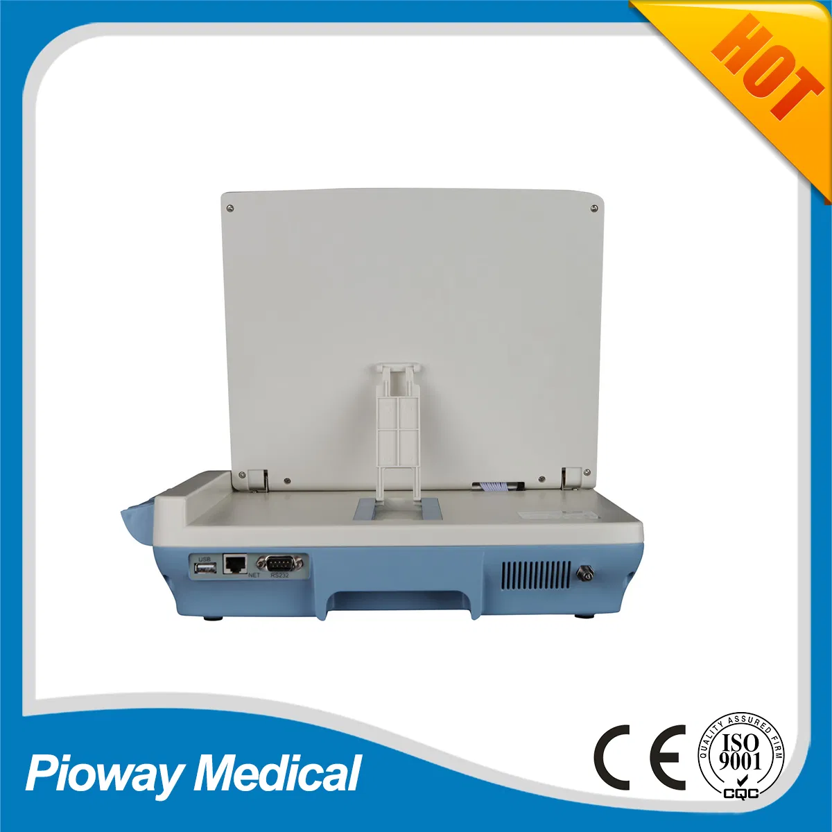 Equipamento Médico Monitor Fetal Materno, Máquina de CTG, Monitor de Paciente (PW9000B)
