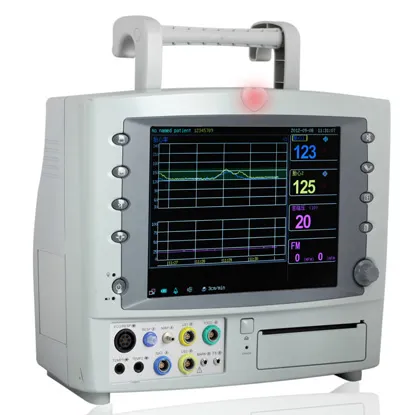 Hospital 12.1 Monitor Fetal com Gêmeos Monitor Ctg Portátil Materno e Fetal (FM-10A)