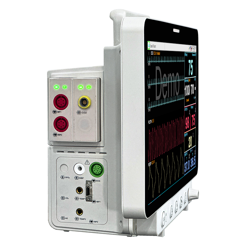 Yspm-F17m Equipamento de Monitoramento Médico de Pacientes com Grande Tela Sensível ao Toque Monitor Modular de Pacientes em Hospital