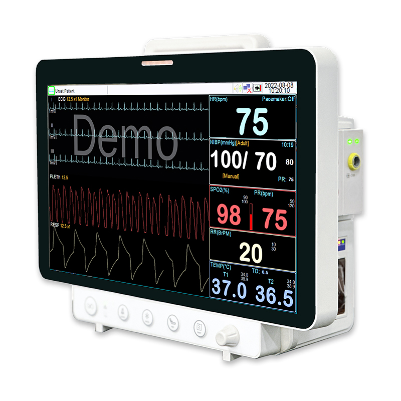 Yspm-F17m Equipamento de Monitoramento Médico de Pacientes com Grande Tela Sensível ao Toque Monitor Modular de Pacientes em Hospital