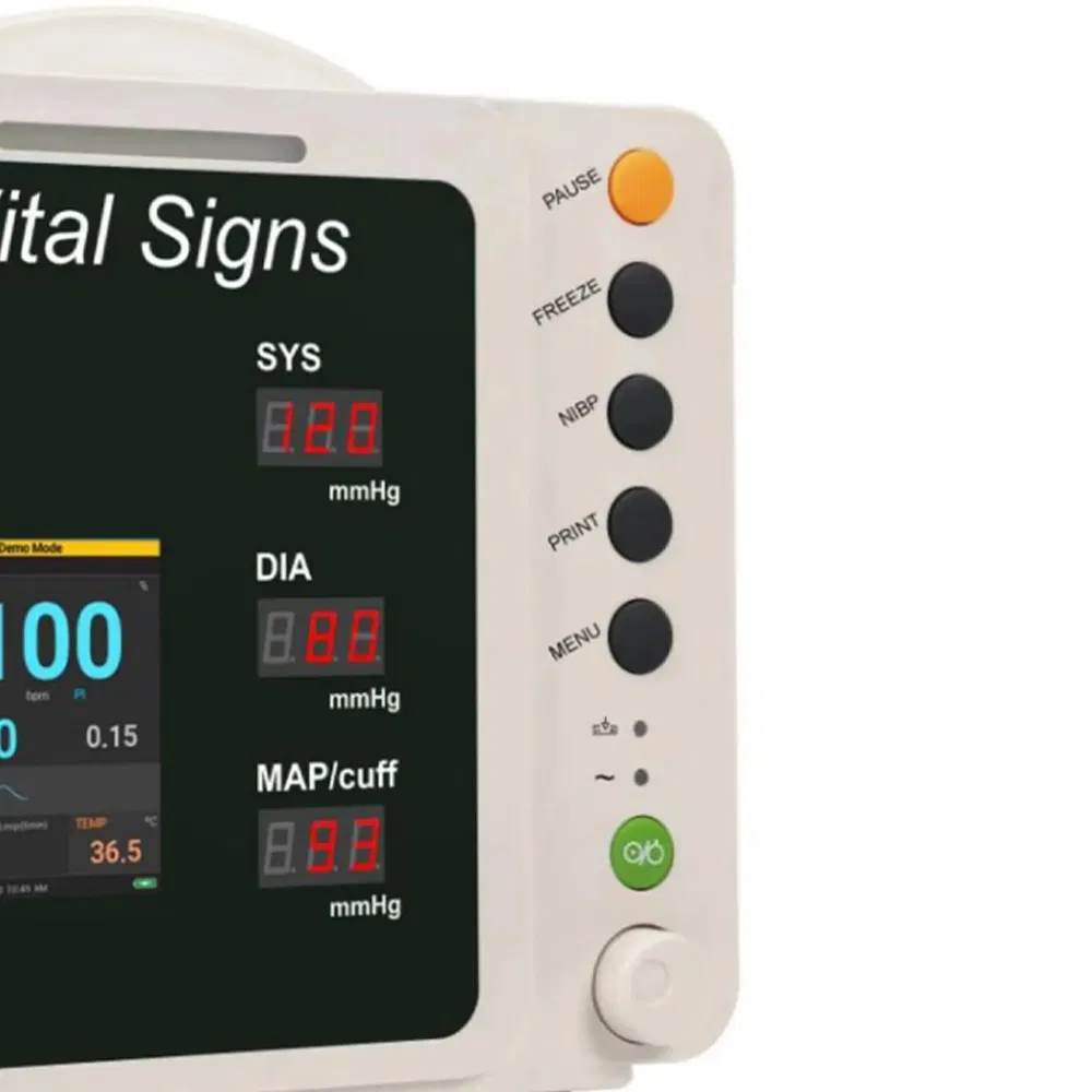 Sinais de Hospital Monitoramento Monitor de Paciente Multiparamétrico Sinal Vital Ambulância
