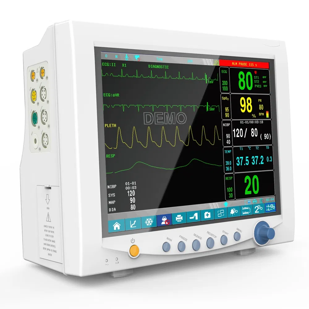 Operação de Tela Sensível ao Toque Equipamento Médico Monitor de Paciente para Melhorar a Eficiência