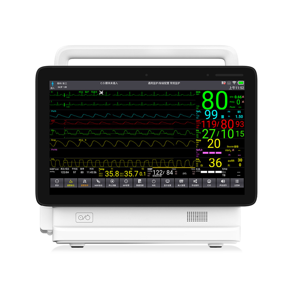 Monitor de Paciente Modular com Tela Touch Screen Multi Parâmetro Contec Ts13 Hospital