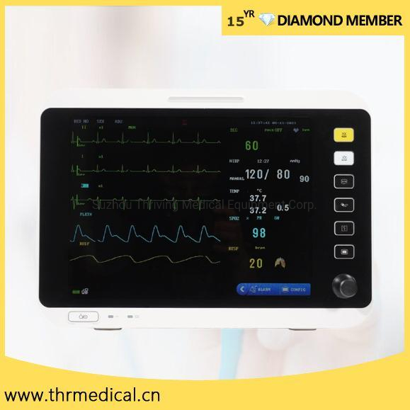 Monitor de Paciente de Preço Acessível Equipamento Médico Monitor de Múltiplos Parâmetros para UTI CCU