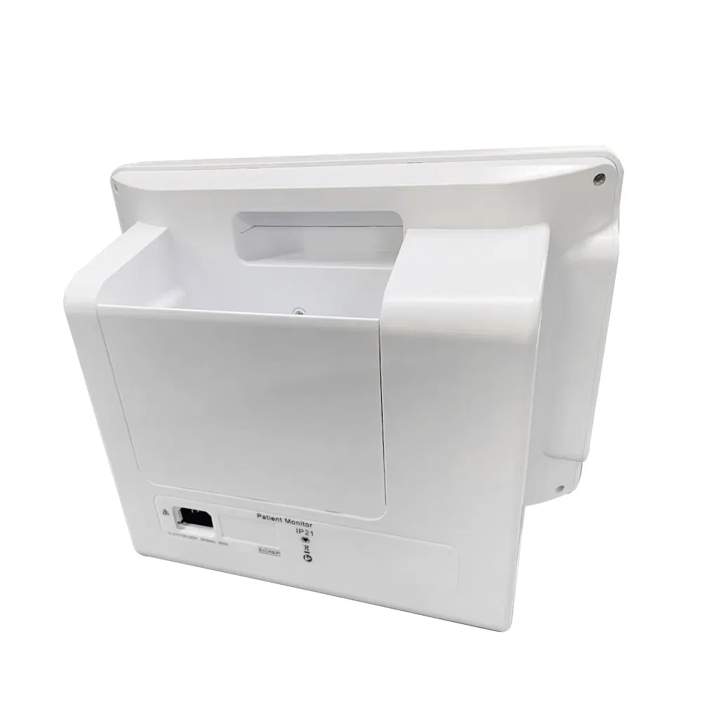 Monitor de Sinais Vitais de UTI, Ondas de ECG, Monitor Médico Multiparamétrico Portátil para CCU