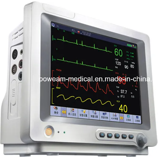 Touch Monitor de Paciente em UTI - Vista Frontal