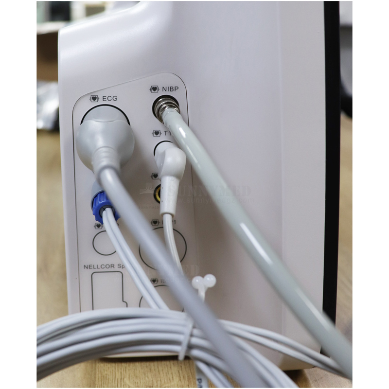 Sy-C005I Monitor Multiparamétrico de Pacientes Ambulância UTI Monitor de Sinais Vitais para Bebê