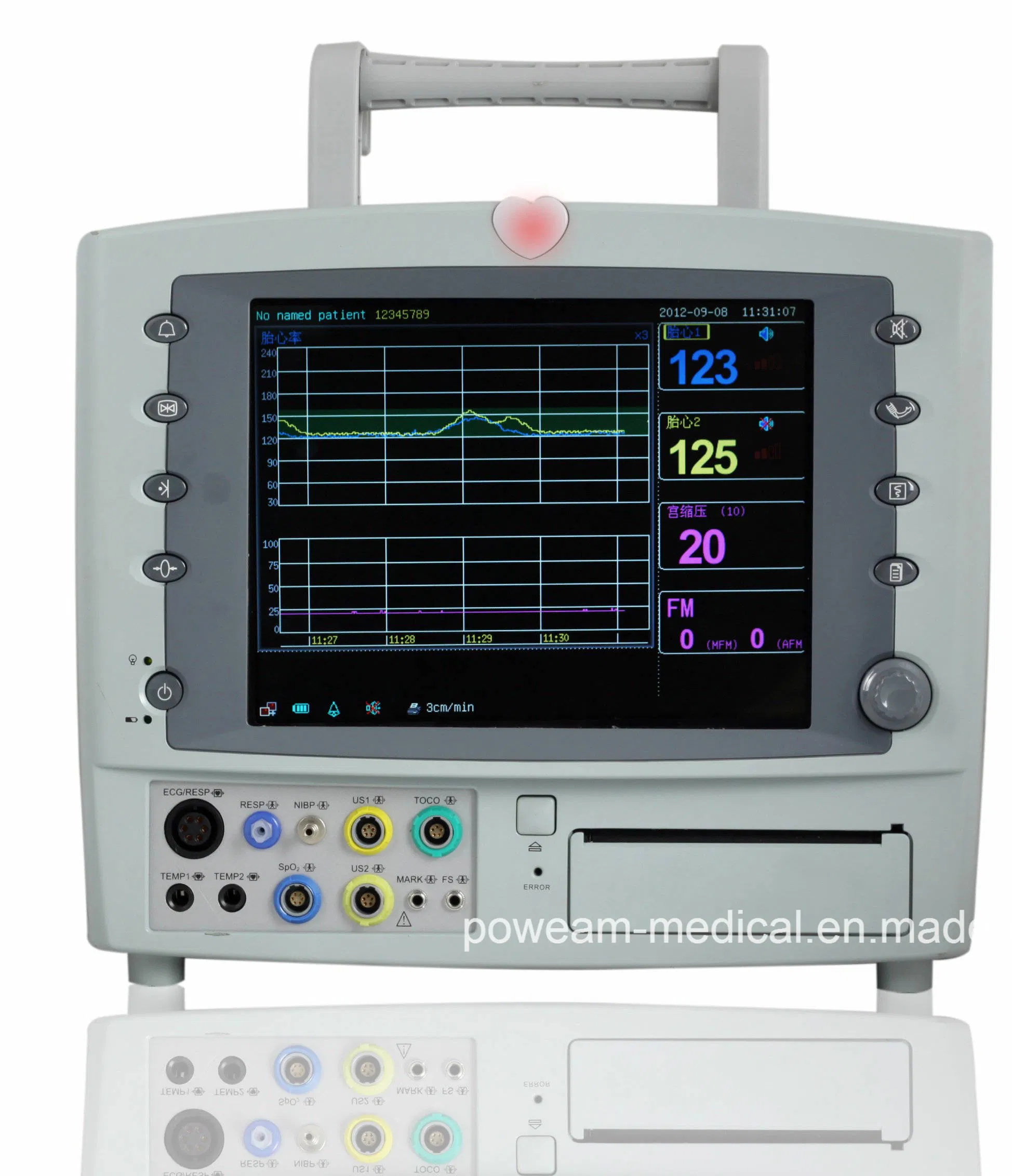 Monitor Fetal de Emergência para Pacientes Hospitalares