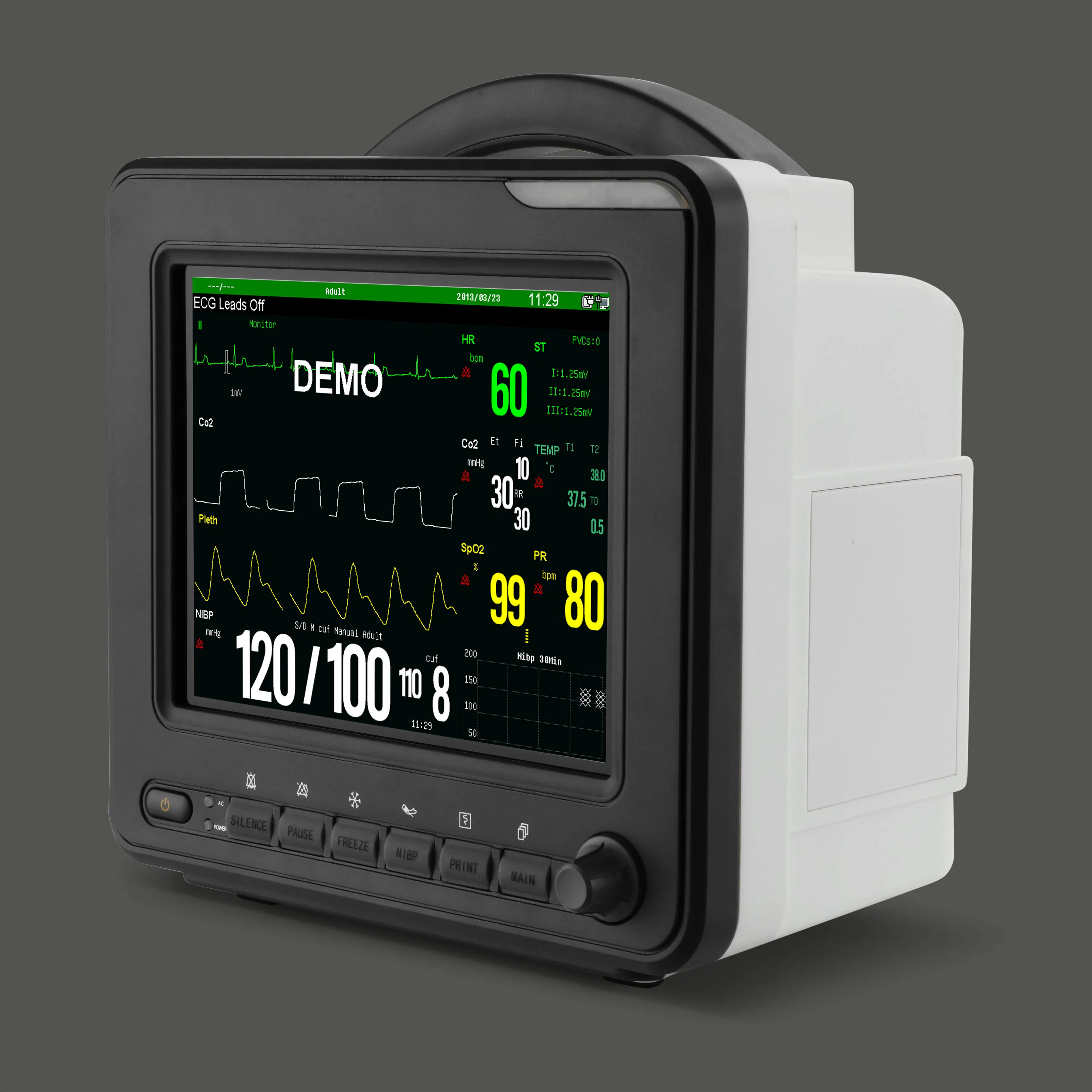 8.4inch Monitor Neonatal Neo Monitor de Paciente com Carrinho Nicu Opcional