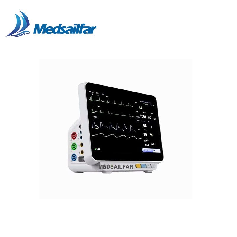 12.1 Monitor Modular de Paciente Multiparamétrico Spidometri para UTI com Tela Grande de Inch