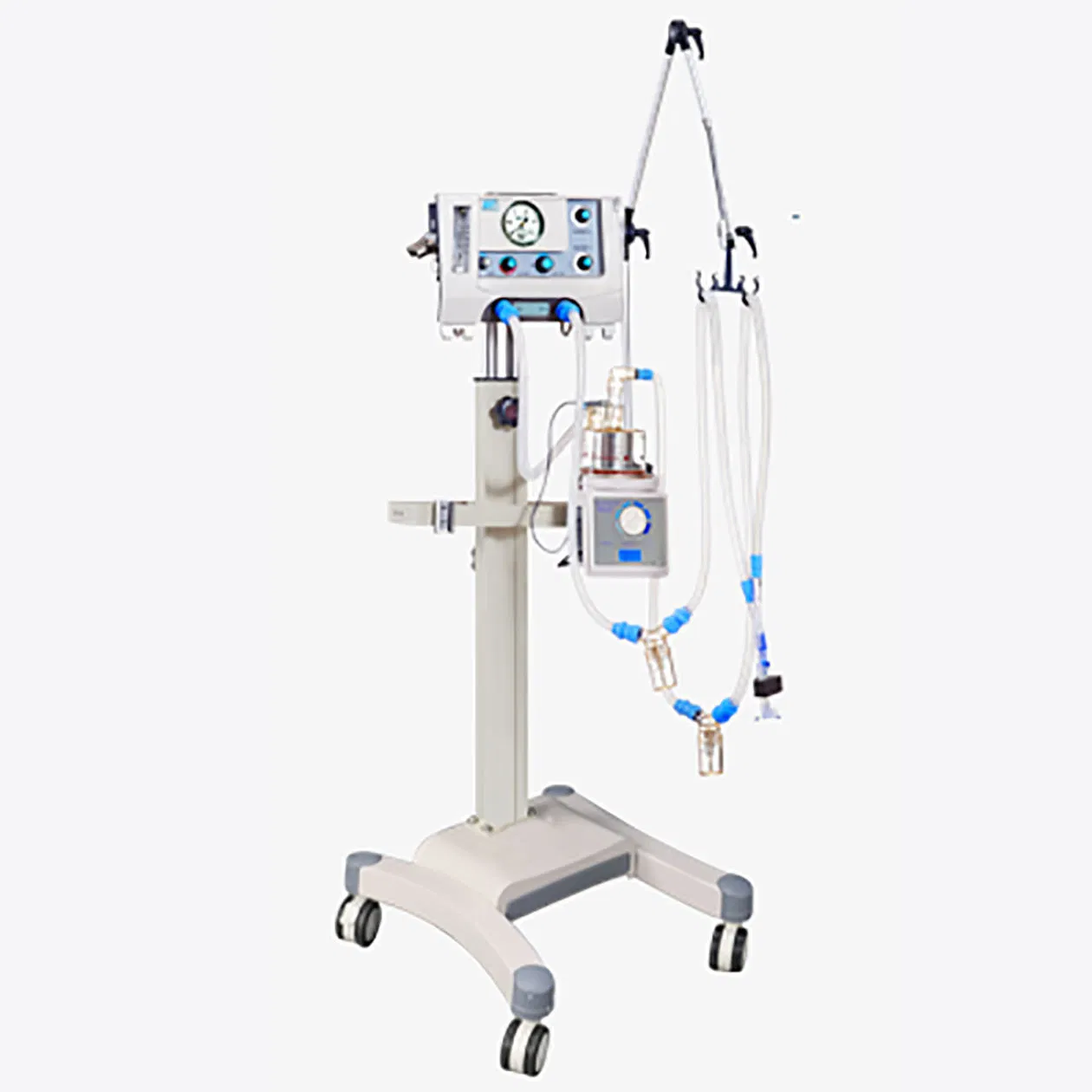 Sistema de CPAP Bubble Neonatal de Precisão com Misturador de Oxigênio