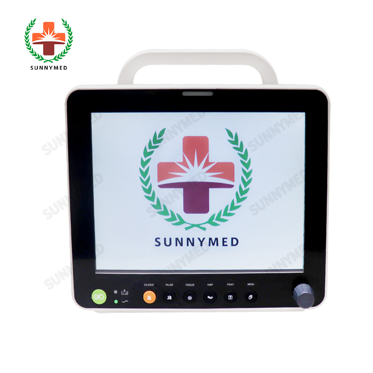 Sy-C005A 12.1 Monitor de Paciente de UTI com Múltiplos Parâmetros de Inch, Sinais Vitais, Monitor Cardíaco
