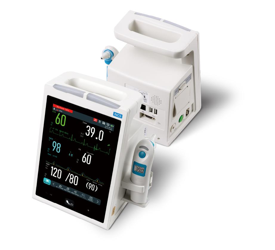 Monitor Multiparamétrico de Sinais Vitais para Hospital e Ambulância (THR-NC5)